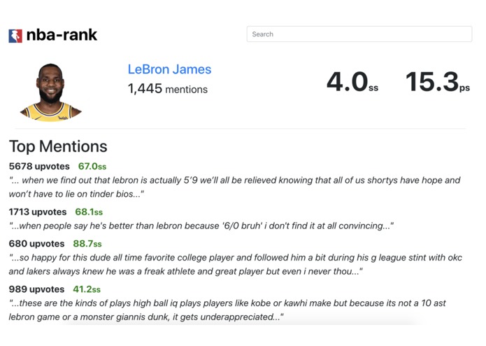 nba-rank – screenshot 2