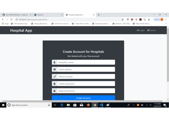 HospitalApp – screenshot 2