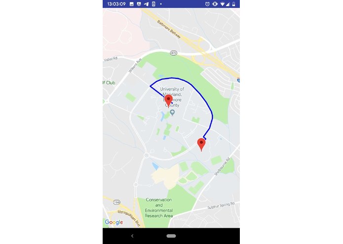botUMBC – screenshot 1