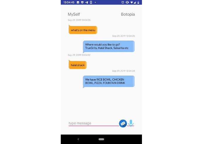 botUMBC – screenshot 6
