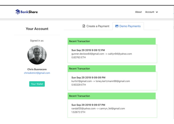 BankShare - Social crypto sharing – screenshot 4