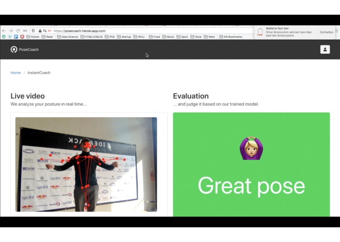 PoseCoach – screenshot 2