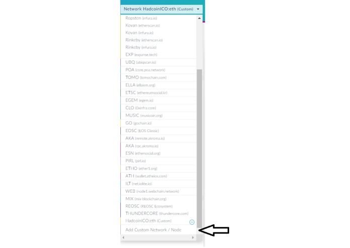 Hadcoin ICO – screenshot 1