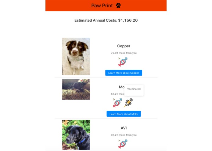 Paw Prints – screenshot 2