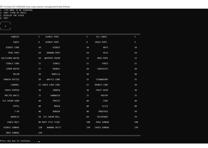 Ice-Cream-Parlour-Management-System – screenshot 4