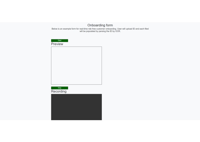 Real-time Zero Risk Customer On-boarding – screenshot 4