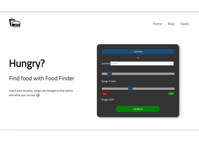 Food Finder – screenshot 1