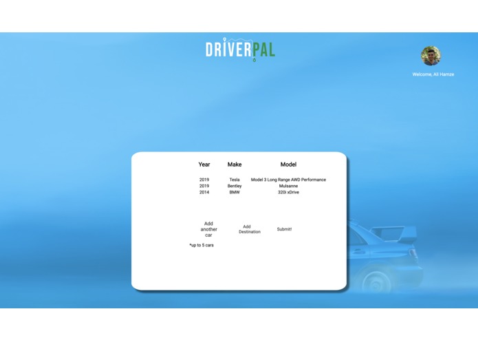DriverPal – screenshot 2