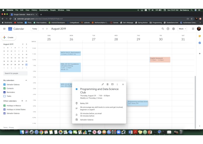 EventVision – screenshot 1