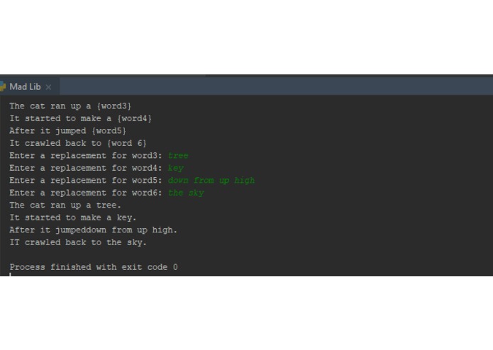 Mad Lib – screenshot 3