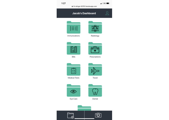 HlthTrack – screenshot 1