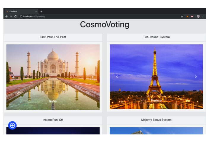 CosmoVoting – screenshot 1