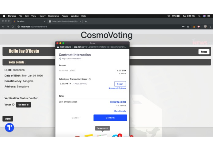 CosmoVoting – screenshot 7