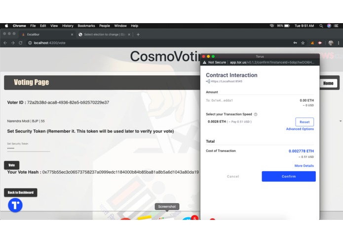 CosmoVoting – screenshot 9