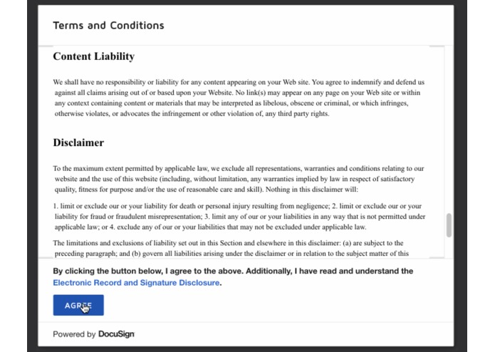 Eagles - Challenge #2: DocuSign – screenshot 2