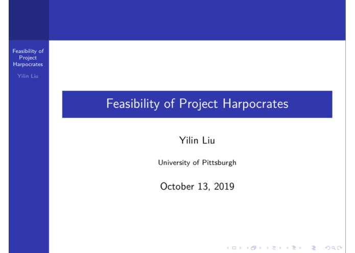 Project Harpocrates – screenshot 1