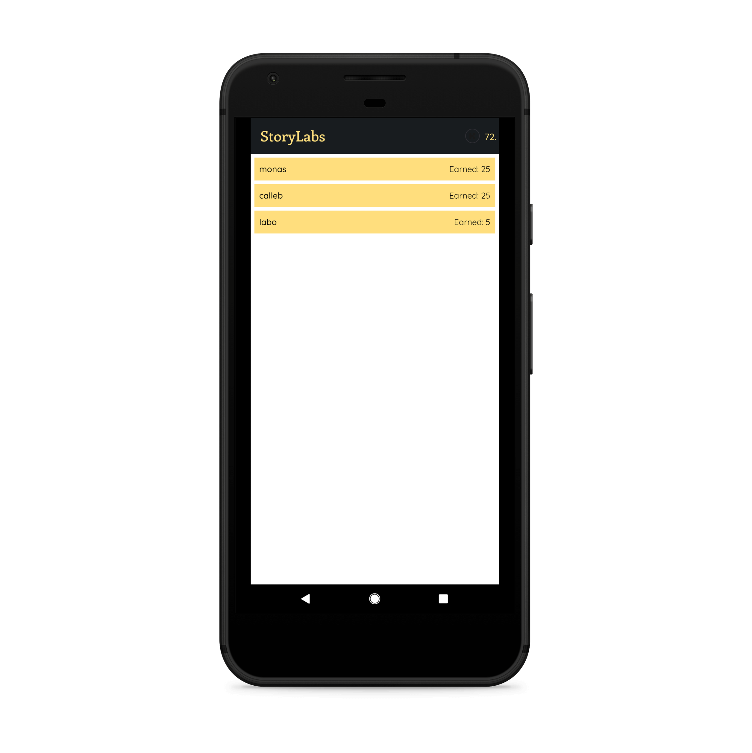 StoryLabs Pass the story Devpost