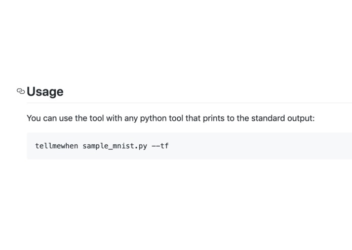 tellmewhen – screenshot 3