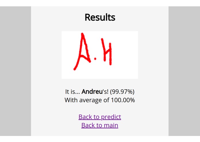 SignatureVerify – screenshot 1