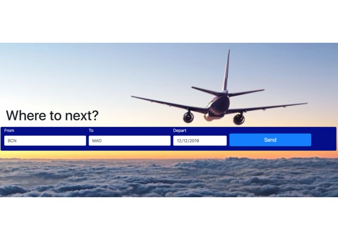 Ecofrindly flight searcher – screenshot 1