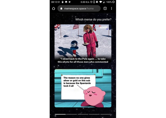 Meme Space - Find Memelords with similar taste to yours – screenshot 2