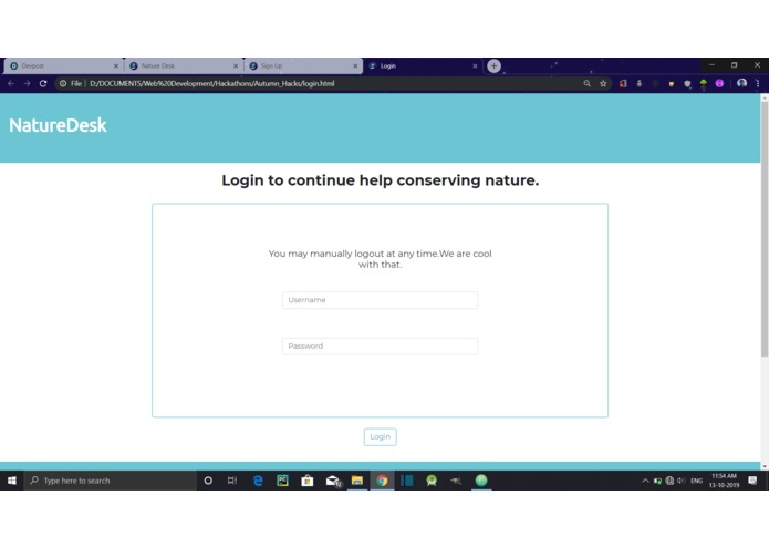 NatureDesk – screenshot 2