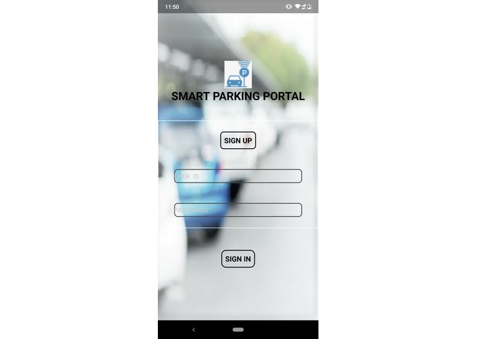 Smart parking system – screenshot 3