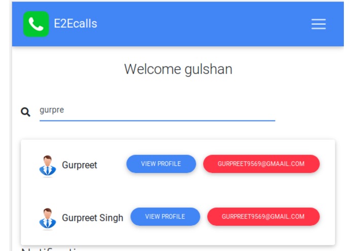 VOIP – screenshot 2