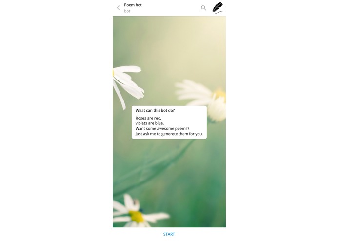The Poem Bot – screenshot 2