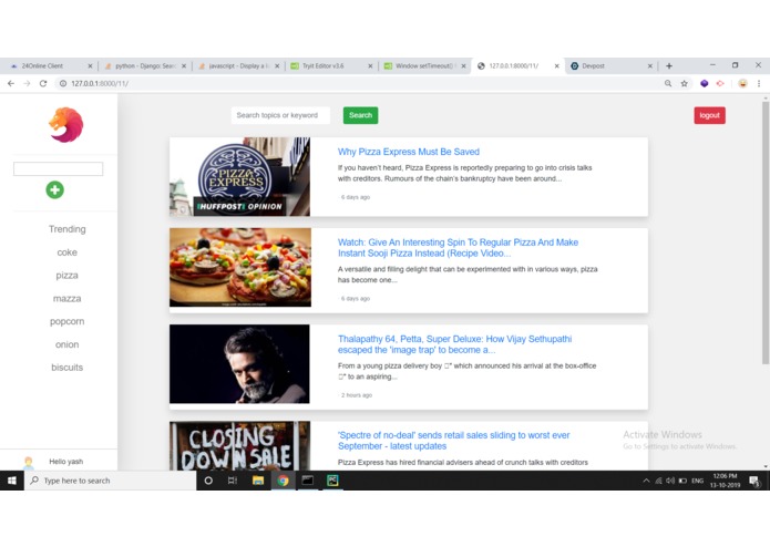 FOOD_engine – screenshot 2