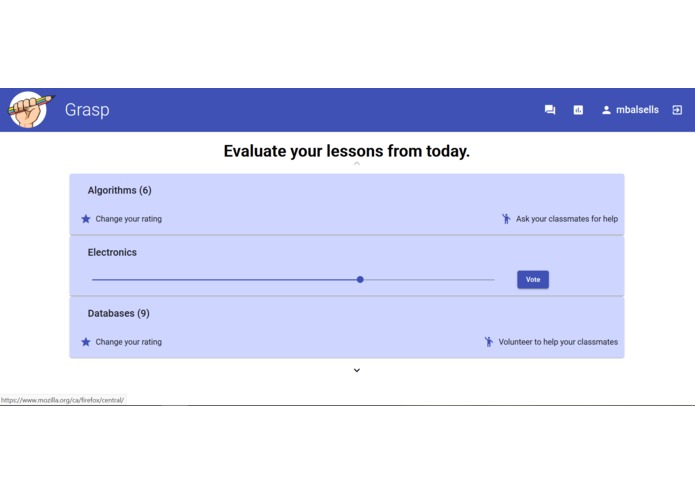 Grasp - an educational solution – screenshot 2