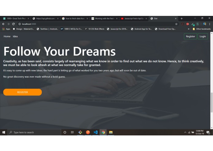 our project is based on the theme "EDUCATION AND SKILLS". – screenshot 4