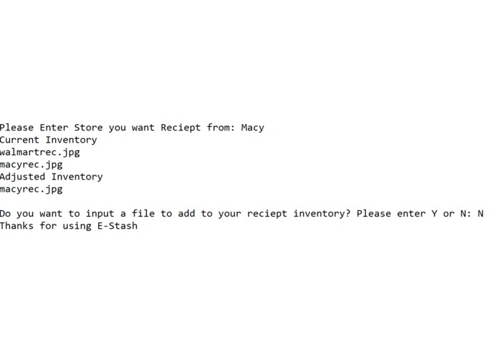 E-Stash – screenshot 2