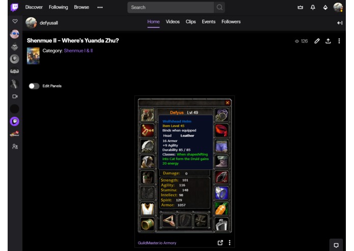 GuildMaster.io Armory – screenshot 4