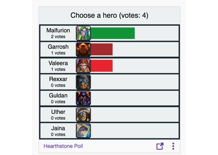 Hearthstone Poll – screenshot 1