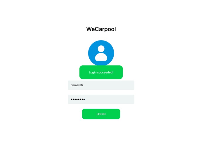 WeCarpool – screenshot 2