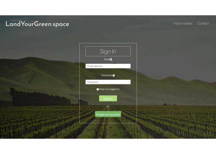 LandYourGreen.space – screenshot 1