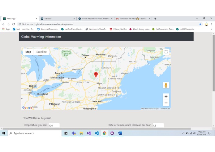 Regional Temperature Awareness  – screenshot 1