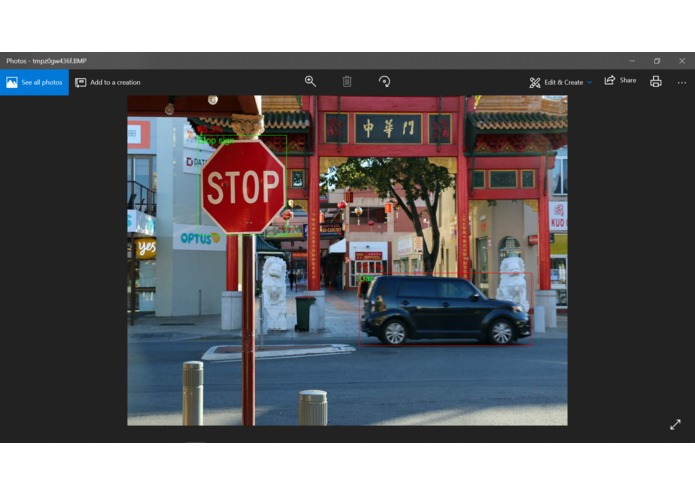 Computer Vision to help visually impaired people – screenshot 3