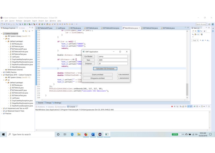 Carbon Footprint – screenshot 1