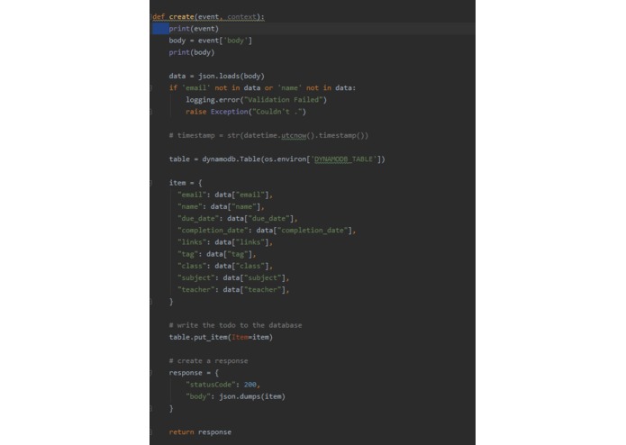 Personal Education Dashboard – screenshot 1
