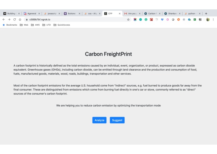 Carbon FreightPrint – screenshot 9