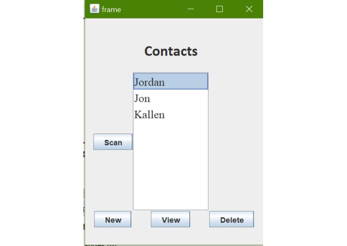 QR Contacts – screenshot 1