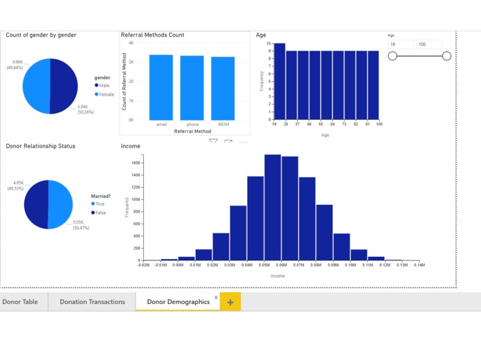 Transforming Data Into Donations – screenshot 2