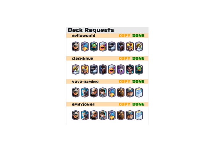 Clash Royale Deck Request – screenshot 2