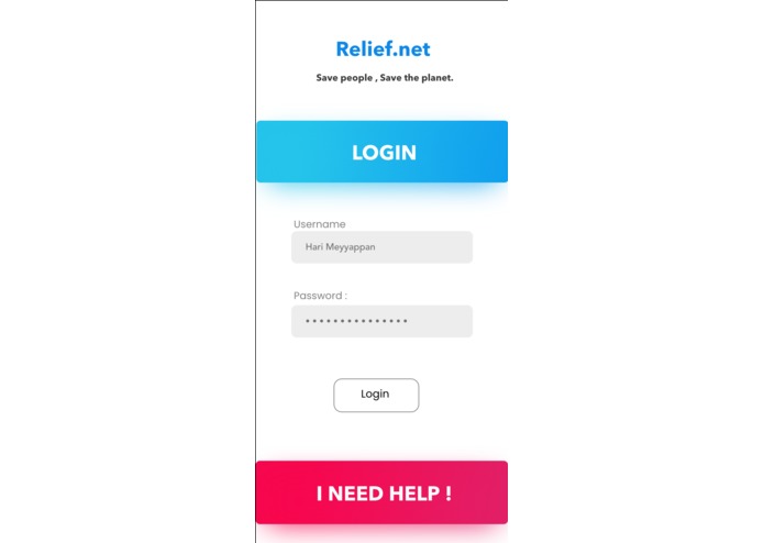 Relief.net – screenshot 1