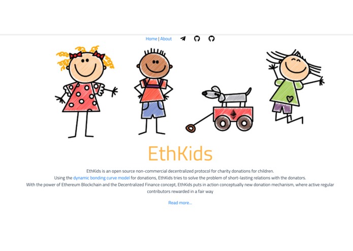 EthKids.io – screenshot 1