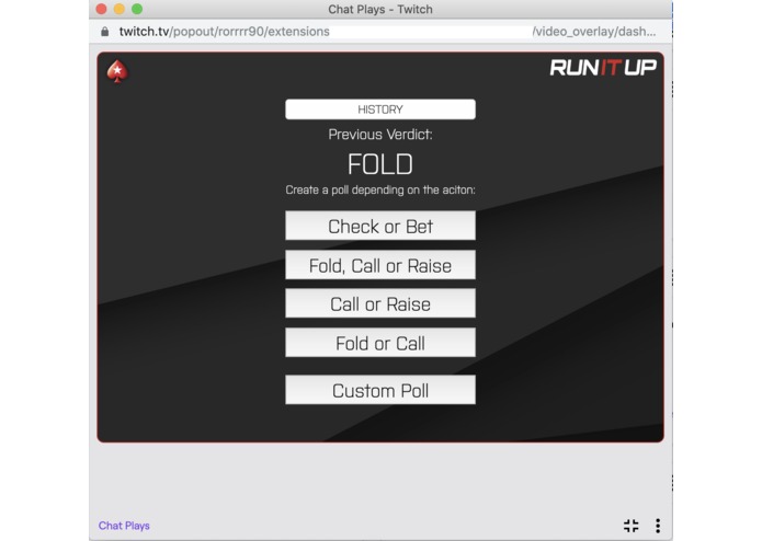 Chat Plays Poker – screenshot 2
