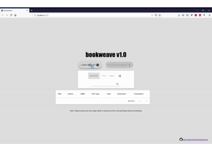 bookweave – screenshot 1