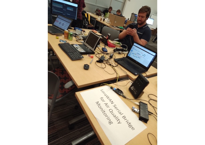LoraWAN Serial Store/Forward Bridge for Air Monitoring – screenshot 1